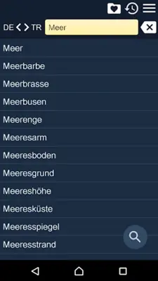 German Turkish Dictionary Free android App screenshot 9